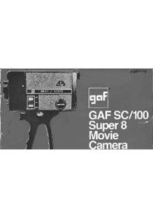 GAF SC 100 manual. Camera Instructions.